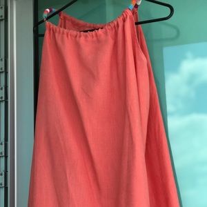 St. Tropez coral dress